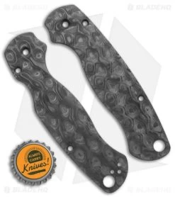 Flytanium Classic Raindrop Carbon Fiber Scales For Spyderco Paramilitary 2 Knife -Knife Shop Flytanium Custom Raindrop CF Scales for Spyderco Paramiltary 2 Knife BHQ 121549 jr bottlecap