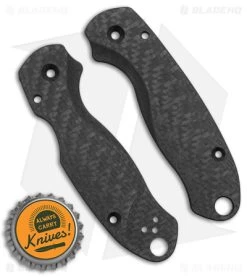 Flytanium Lotus Carbon Fiber Scales For Spyderco Paramilitary 3 Knife -Knife Shop Flytanium Lotus CF Scales for Spyderco Para 3 Knife BHQ 178018 jr bottlecap