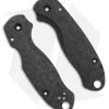 Flytanium Lotus Shred Carbon Fiber Scales For Spyderco Paramilitary 3 Knife -Knife Shop Flytanium Lotus Shtred CF Scales for Spyderco Para 3 Knife BHQ 178019 jr