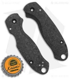 Flytanium Lotus Shred Carbon Fiber Scales For Spyderco Paramilitary 3 Knife -Knife Shop Flytanium Lotus Shtred CF Scales for Spyderco Para 3 Knife BHQ 178019 jr bottlecap