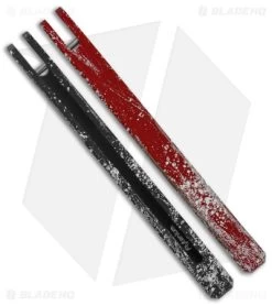 Flytanium Splatter Aluminum Channel Handles For Kershaw Lucha Balisong Knife -Knife Shop Flytanium Splkatter Aluminum Channel Handles for Kershaw Lucha Balisong Knife BHQ 138376 jr 3 side