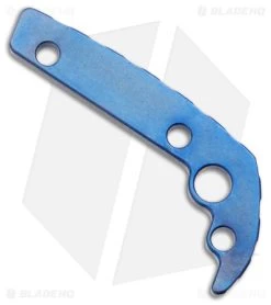 Flytanium Custom Titanium Back Spacer For Demko AD20.5 Knife (Blue)