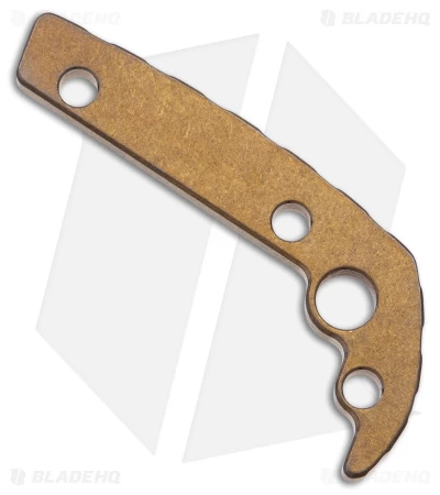 Flytanium Custom Titanium Back Spacer For Demko AD20.5 Knife (Bronze) 3 Flytanium Custom Titanium Back Spacer For Demko AD20.5 Knife (Bronze)