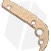 Flytanium Custom Titanium Back Spacer For Demko AD20.5 Knife (Gold) -Knife Shop Flytanium Ti Back Spacer for Demko AD 20.5 Gold BHQ 176640 jr