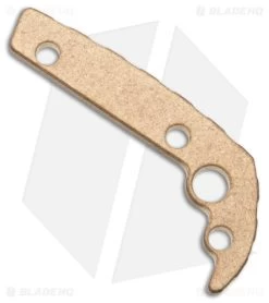 Flytanium Custom Titanium Back Spacer For Demko AD20.5 Knife (Gold)