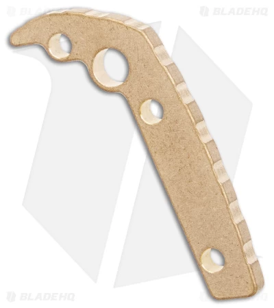 Flytanium Custom Titanium Back Spacer For Demko AD20.5 Knife (Gold) 4 Flytanium Custom Titanium Back Spacer For Demko AD20.5 Knife (Gold) - Image 2