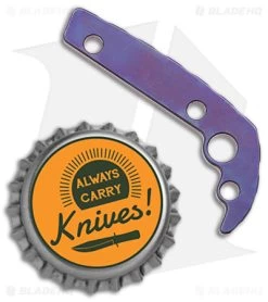 Flytanium Custom Titanium Back Spacer For Demko AD20.5 Knife (Purple) 7 Flytanium Custom Titanium Back Spacer For Demko AD20.5 Knife (Purple) -Knife Shop Flytanium Ti Back Spacer for Demko AD 20.5 Purple BHQ 176638 jr bottlecap