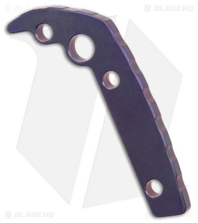 Flytanium Custom Titanium Back Spacer For Demko AD20.5 Knife (Purple) 4 Flytanium Custom Titanium Back Spacer For Demko AD20.5 Knife (Purple) - Image 2