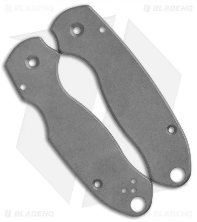Flytanium Custom Classic Titanium Scales For Spyderco Para 3 Knife 3 Flytanium Custom Classic Titanium Scales For Spyderco Para 3 Knife