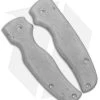 Flytanium Custom Titanium Scales For Spyderco Shaman - Stonewash -Knife Shop Flytanium Ti Scales Spyderco Shaman BHQ 116865 jr