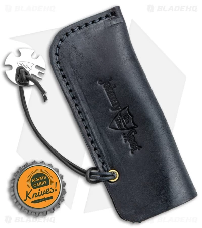 GEC Johnny On The Spot Leather Pocket Knife Sleeve - Black 5 GEC Johnny On The Spot Leather Pocket Knife Sleeve - Black - Image 3