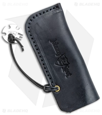 GEC Johnny On The Spot Leather Pocket Knife Sleeve - Black 3 GEC Johnny On The Spot Leather Pocket Knife Sleeve - Black