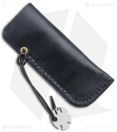 GEC Johnny On The Spot Leather Pocket Knife Sleeve - Black 4 GEC Johnny On The Spot Leather Pocket Knife Sleeve - Black - Image 2