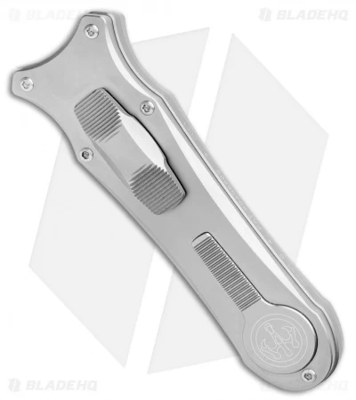 G&G Hawk Custom Deadlock D/A OTF Automatic Knife Tumbled Ti (3.75" Dagger) 4 G&G Hawk Custom Deadlock D/A OTF Automatic Knife Tumbled Ti (3.75" Dagger) - Image 2