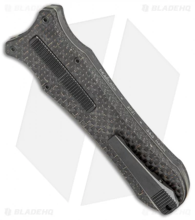 G&G Hawk Custom Deadlock Model B Dagger D/A OTF Knife Lightning CF (3.75" DLC) 5 G&G Hawk Custom Deadlock Model B Dagger D/A OTF Knife Lightning CF (3.75" DLC) - Image 3