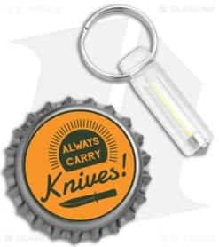 Glow Rhino Ember Polycarbonate Tritium Glow Fob (1.1" Clear) -Knife Shop Glow Rhino Glow Rhino Ember tritium fob BHQ 138614 td size