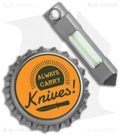 Glow Rhino Titanium Tritium Glow Fob (1.5" Gray) 9 Glow Rhino Titanium Tritium Glow Fob (1.5" Gray) -Knife Shop Glow Rhino Ti Glow Fob Green BHQ 122827 jr bottlecap