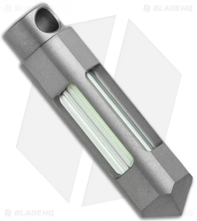 Glow Rhino Titanium Tritium Glow Fob (1.5" Gray) 4 Glow Rhino Titanium Tritium Glow Fob (1.5" Gray) - Image 2