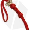 Tallen X Schmuckatelli 18k Gold Knuckle Bead Lanyard (Red) -Knife Shop Grindworx X Schmuckatelli Lanyard Red Gold Knuckle Bead BP 19233 jr