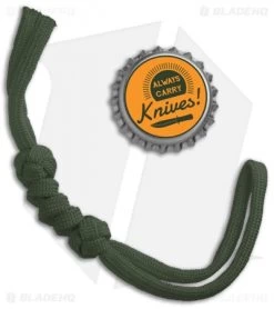 Tallen Knotted Paracord Lanyard - OD Green 5 Tallen Knotted Paracord Lanyard - OD Green -Knife Shop Grindwox Knotted Paracord Lanyard OD Green BHQ 71141 jr bottlecap