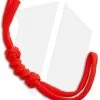 Tallen Knotted Paracord Lanyard - Red -Knife Shop Grindwox Knotted Paracord Lanyard Red BHQ 71143 jr