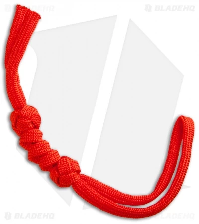 Tallen Knotted Paracord Lanyard - Red 3 Tallen Knotted Paracord Lanyard - Red