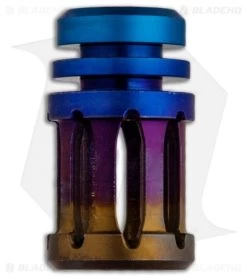 Grumpy's EDC Titanium A2 Muzzle Brake Bead - Tri-Color