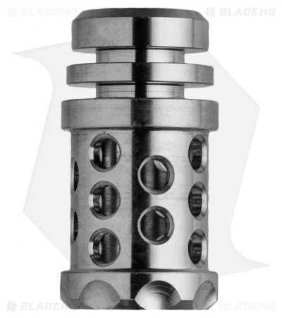 Grumpy's EDC Titanium Barrel Muzzle Brake Bead - Machined Finish 3 Grumpy's EDC Titanium Barrel Muzzle Brake Bead - Machined Finish