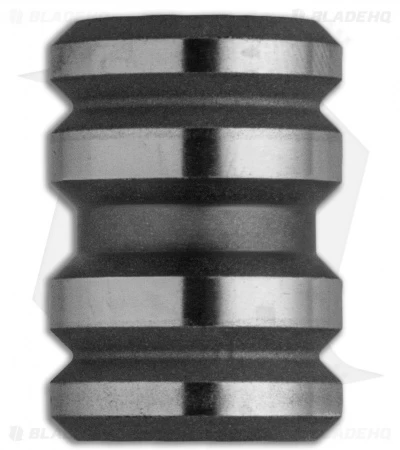 Grumpy's EDC Titanium Tank Bead - Blasted/Machined Finish 2 Grumpy's EDC Titanium Tank Bead - Blasted/Machined Finish