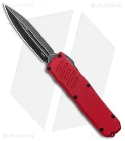 Guardian Tactical RECON-035 D/A Dagger OTF Automatic Knife Red (3.3" Dark SW)