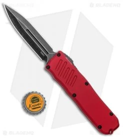 Guardian Tactical RECON-035 D/A Dagger OTF Automatic Knife Red (3.3" Dark SW) -Knife Shop Guardian Tactical RECON 035 DA Dagger OTF Auto Red Dark SW 94631 BHQ 95928 jr bottlecap