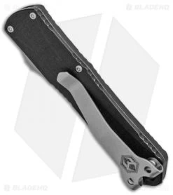 Heretic Knives Manticore-S Tanto OTF Automatic Knife Battleworn Black (2.63" SW) 8 Heretic Knives Manticore-S Tanto OTF Automatic Knife Battleworn Black (2.63" SW) -Knife Shop Heretic Knives Manticore S Tanto OTF Auto Battleworn Black SW BHQ 101240 jr side