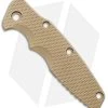 Hinderer 3.5" Eklipse Natural Tan Micarta Textured Replacement Scale -Knife Shop Hinderer 3.5in Eklipse G 10 Scale Tan Black BHQ 137597 jr