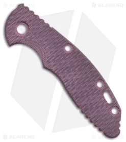 Hinderer Knives 3" XM-18 Burgundy Textured Micarta Replacement Scale