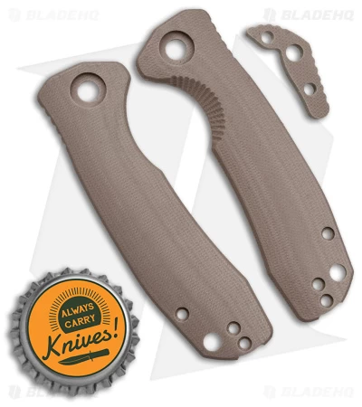 Honey Badger Knives Small Handle Set Desert Tan G-10 4 Honey Badger Knives Small Handle Set Desert Tan G-10 - Image 2