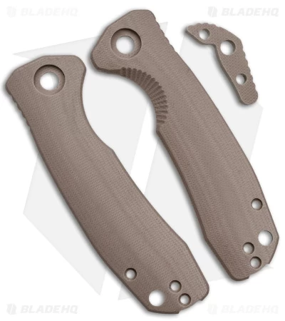 Honey Badger Knives Small Handle Set Desert Tan G-10 3 Honey Badger Knives Small Handle Set Desert Tan G-10