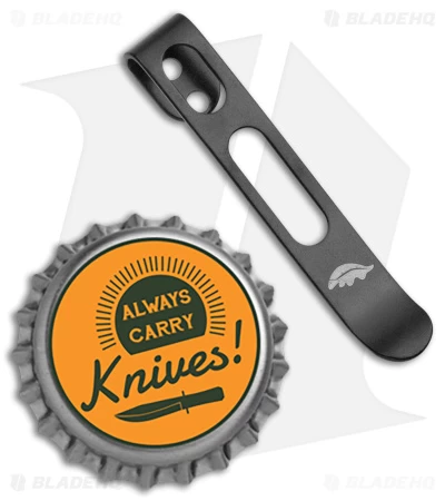 Honey Badger Knives Small/Medium Pocket Clip (Black) 4 Honey Badger Knives Small/Medium Pocket Clip (Black) - Image 2