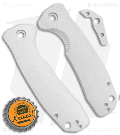 Honey Badger Knives Large Handle Set White G-10 4 Honey Badger Knives Large Handle Set White G-10 - Image 2