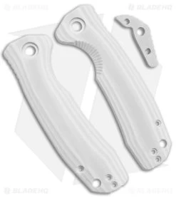 Honey Badger Knives Medium Handle Set White G-10