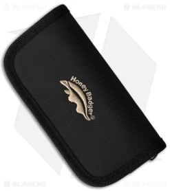 Honey Badger Knives Zipper Pouch Black