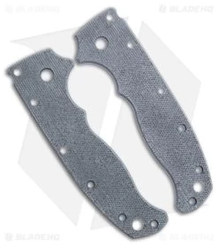 Karbadize Demko AD20.5 Black Micarta Replacement Scales