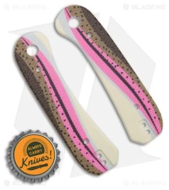 KNAFS Lander Knife Scales Rainbow Trout G-10 7 KNAFS Lander Knife Scales Rainbow Trout G-10 -Knife Shop Knafs Co Lander Knife Scales Rainbow Trout G10 BHQ 178634 td size