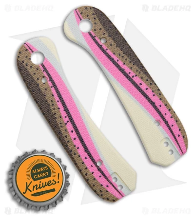 KNAFS Lander Knife Scales Rainbow Trout G-10 5 KNAFS Lander Knife Scales Rainbow Trout G-10 - Image 3