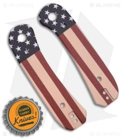KNAFS Lander Knife Scales Olde Glory G-10 -Knife Shop Knafs Co Lnader Knife Scales Olde Glory BHQ 178633 td size