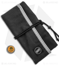 KNAFS Tool Burrito Maintenance Knife Roll Carry Case - Black Canvas -Knife Shop Knafs Co Tool Burrito Maintenance Pouch BHQ 175529 jr bottlecap