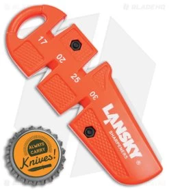 Lansky C-Sharp Carbide/Ceramic Knife Sharpener Orange -Knife Shop Lansky Ceramic Sharp BHQ 96418 td size