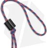 Lynch Northwest Short Grooved Bead W/ USA Flag Lanyard - Black DLC 1 Lynch Northwest Short Grooved Bead W/ USA Flag Lanyard - Black DLC -Knife Shop Lynch Northwest Short Grooved Bead USA Flag Lanyard Black DLC BHQ 97761 jr
