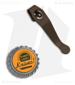 Lynch Northwest Short Titanium Spyderco Pocket Clip (Bronze Ano) NW -Knife Shop Lynch Northwest Short Ti Spyderco Pocket Clip Bronze Ano NW BHQ 35315 er bottlecap