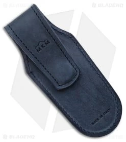 MKM Leather Pocket Knife Sheath - Dark Blue 8 MKM Leather Pocket Knife Sheath - Dark Blue -Knife Shop MKM Leather Pocket Knife Sheath Blue BHQ 123138 LS Back
