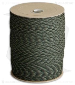 Marbles 550 Paracord Nylon Woodland Camo (100') USA
